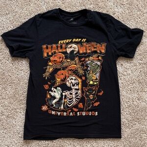 Universal Black Halloween Graphic Tee